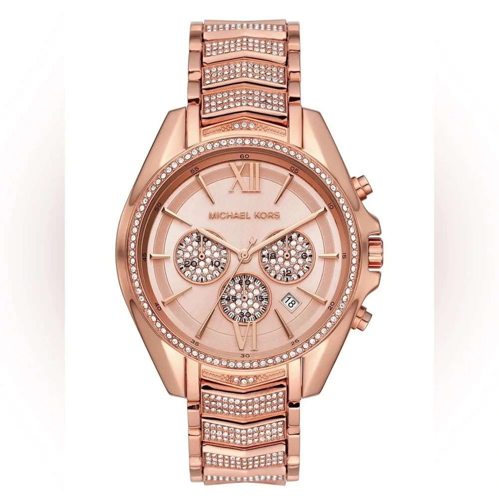 Michael Kors Women's Rose Gold Chronograph Watch